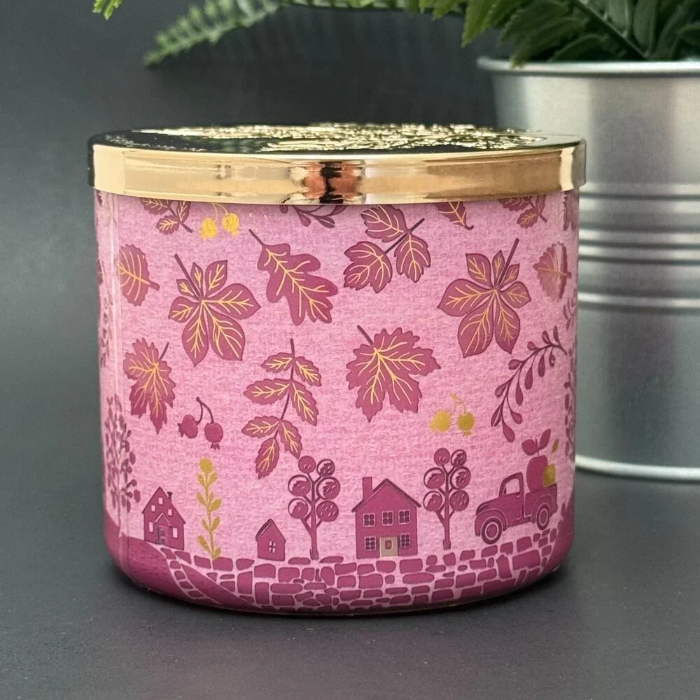 BBW Radiant Red Maple Bath & Body Works 3 Wick Candle